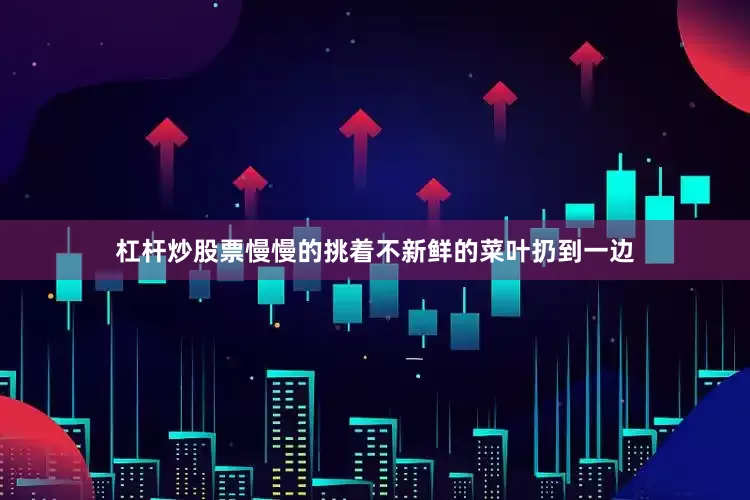 杠杆炒股票慢慢的挑着不新鲜的菜叶扔到一边